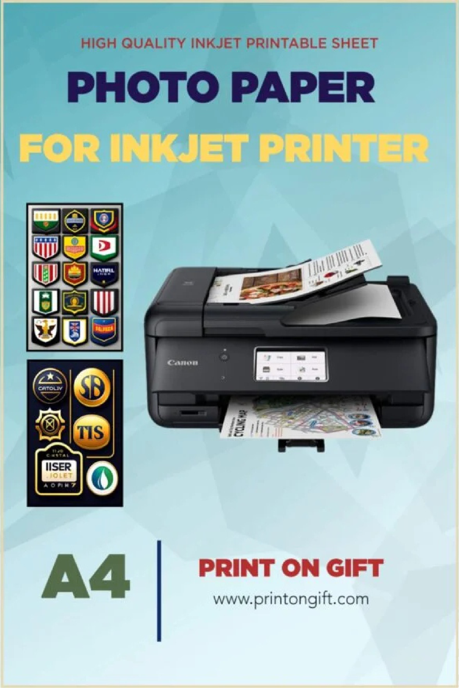 Photo Paper for Inkjet Printer (A4)
